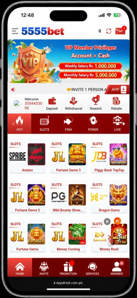 5555BET Games